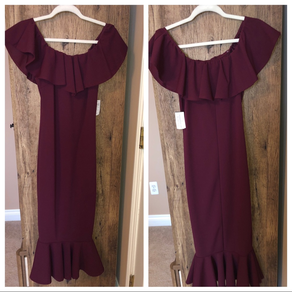 Off the shoulder dress
